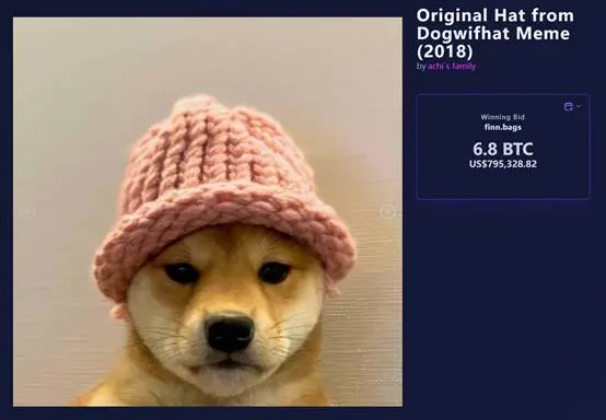 Is spending 800,000 dollars to buy a 30-dollar hat a marketing frenzy in the meme coin circle or a strategic layout?