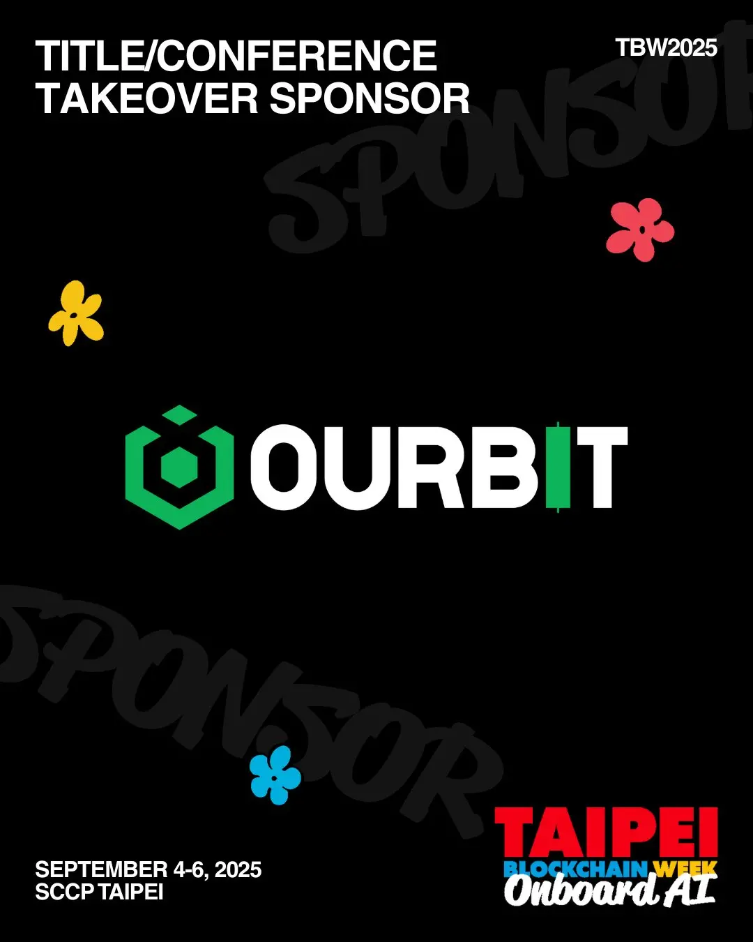 Ourbit가 타이베이 블록체인 주간 2025 대회의 공식 스폰서가 되었습니다