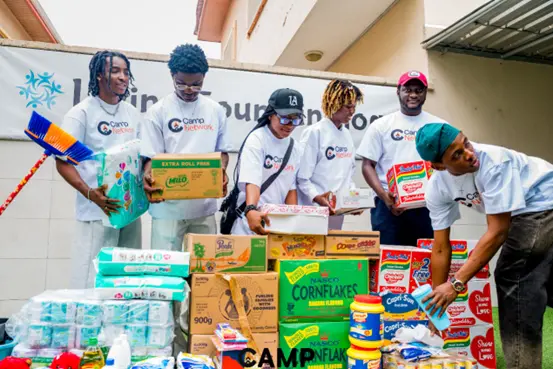 Camp Nigeria Community Lagos Orphanage Charity Action Full Record