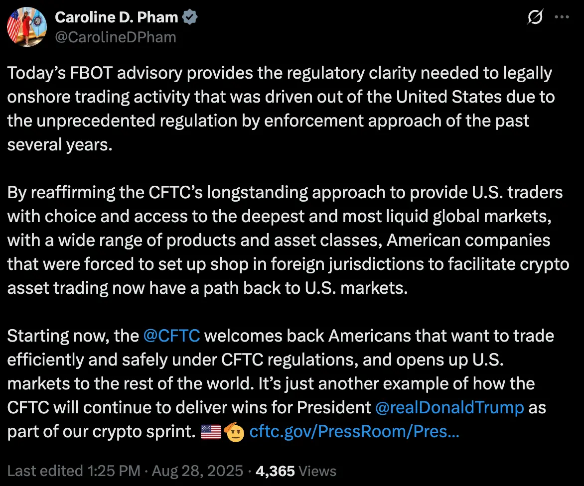 U.S. regulators ease restrictions again, can mainstream crypto exchanges return to the U.S.?