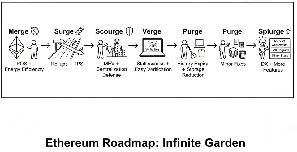 이더리움 로드맵 심층 해석: 한눈에 보기 쉬운 미래 가이드