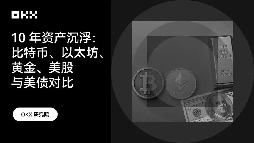 OKX 研究院：主流资产 10 年表现大起底，比特币、黄金、美股、美债等数据真相
