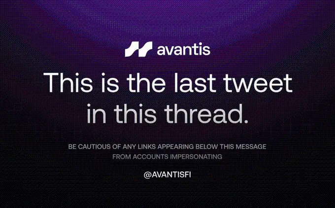 합성 자산 파생상품 계약 Avantis의 투자 연구 보고서