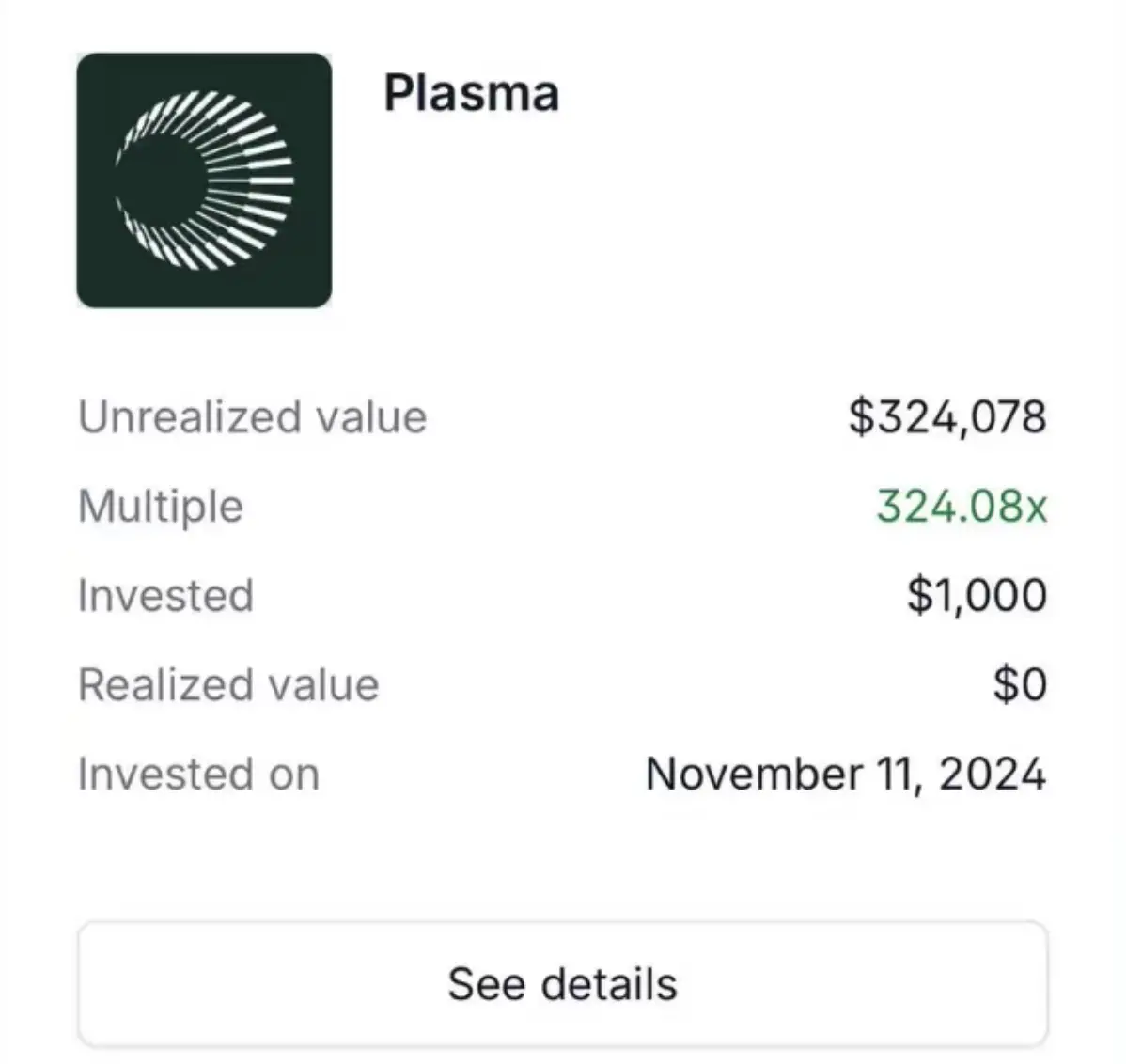 Data: Plasma's community round report on the Echo platform reached 318 times