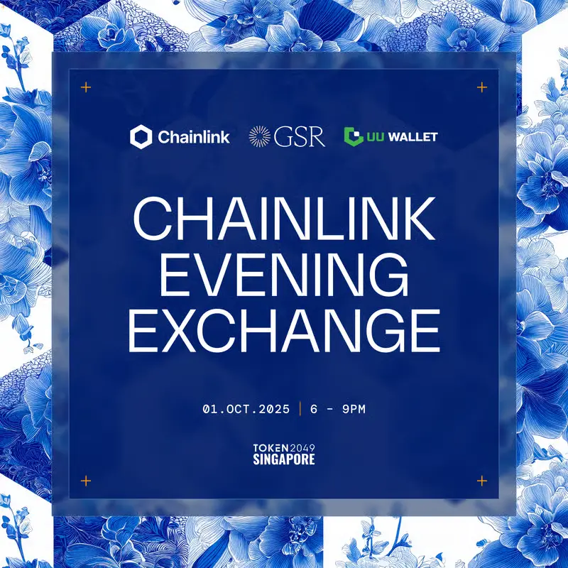 UU Wallet은 Chainlink와 GSR과 함께 TOKEN2049 싱가포르 「Chainlink Evening Exchange」를 공동 주최합니다