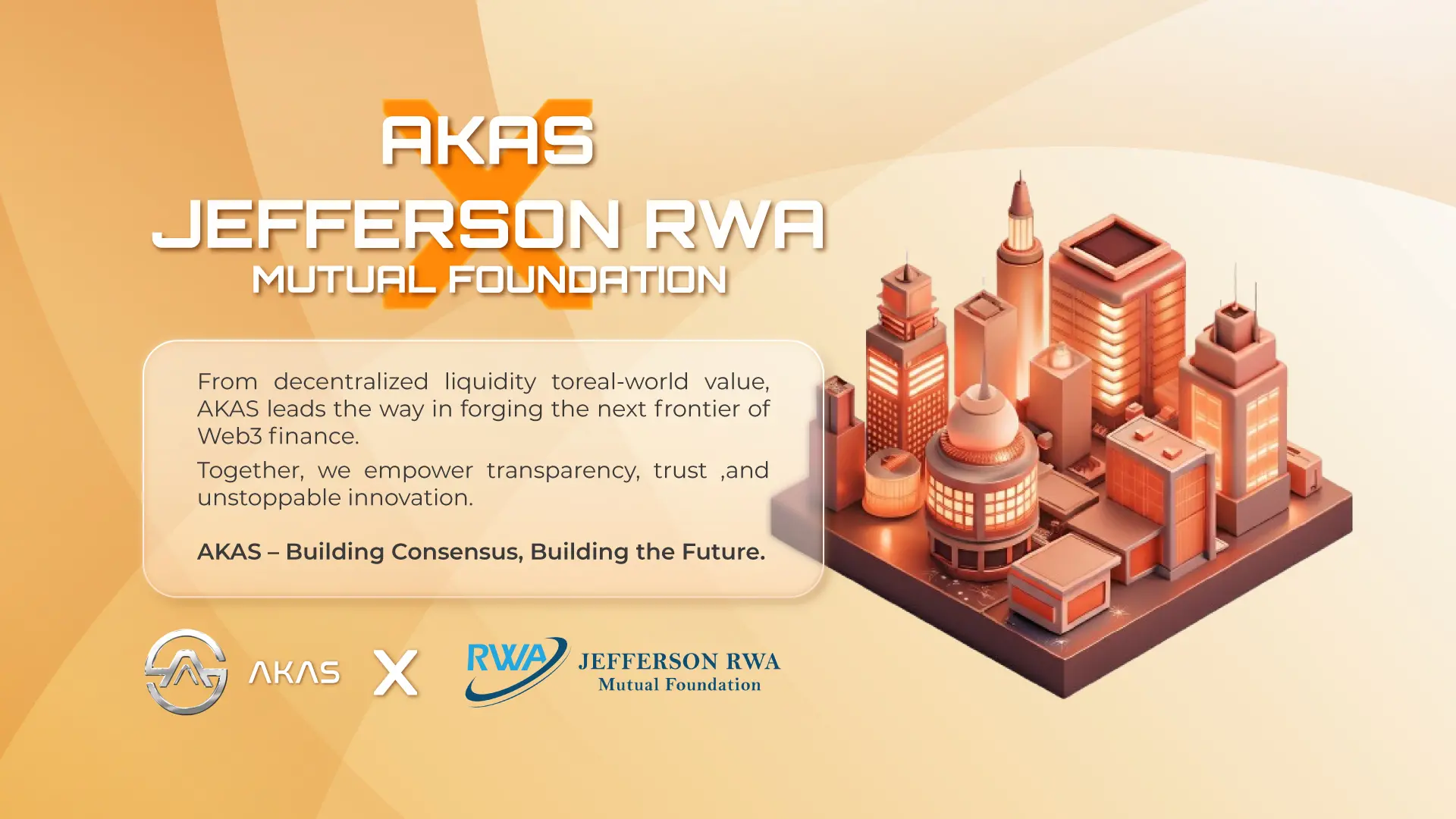 Jefferson RWA Mutual leads AKAS, promoting the integration of Web3 and RWA