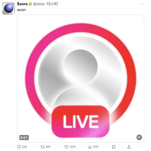 Base co-founders discuss issuing tokens again. What does the launch of the live streaming feature on Zora signify?