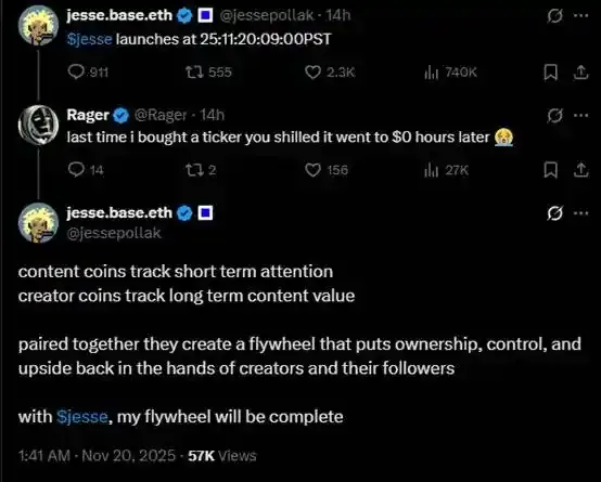 Base Co-creation Token Experiment: Can Celebrity Effect Support the Ecological Flywheel?
