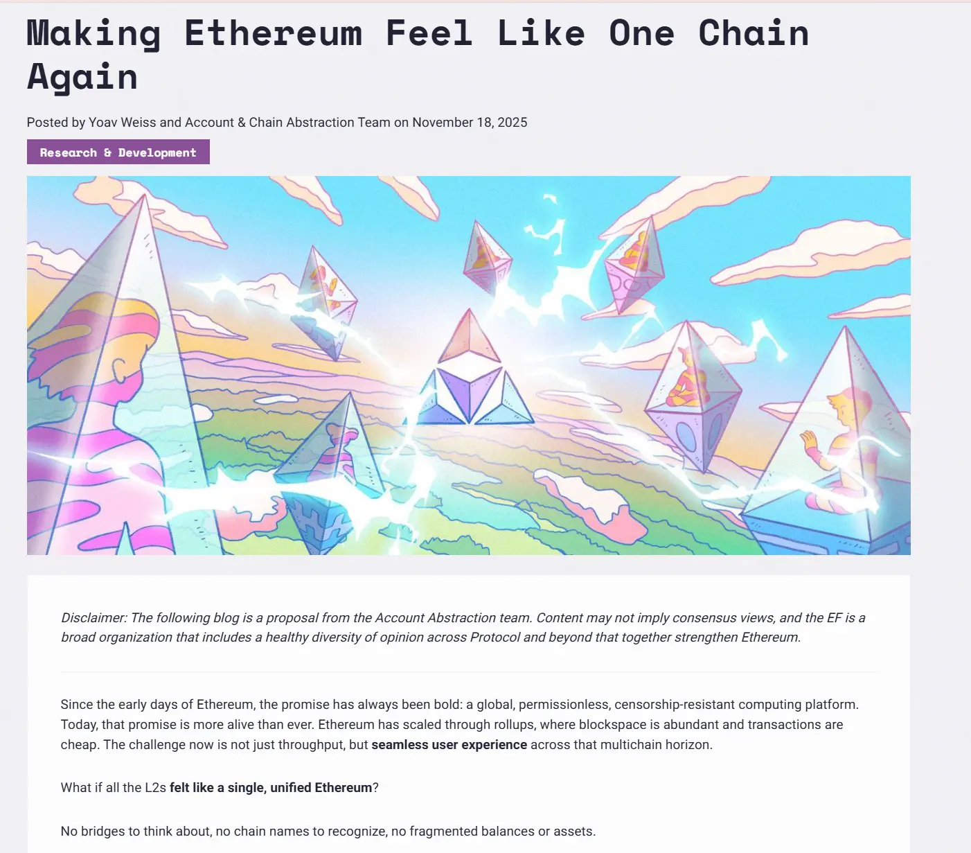 The End of Ethereum Islands: How EIL Reconstructs Fragmented L2 into a 