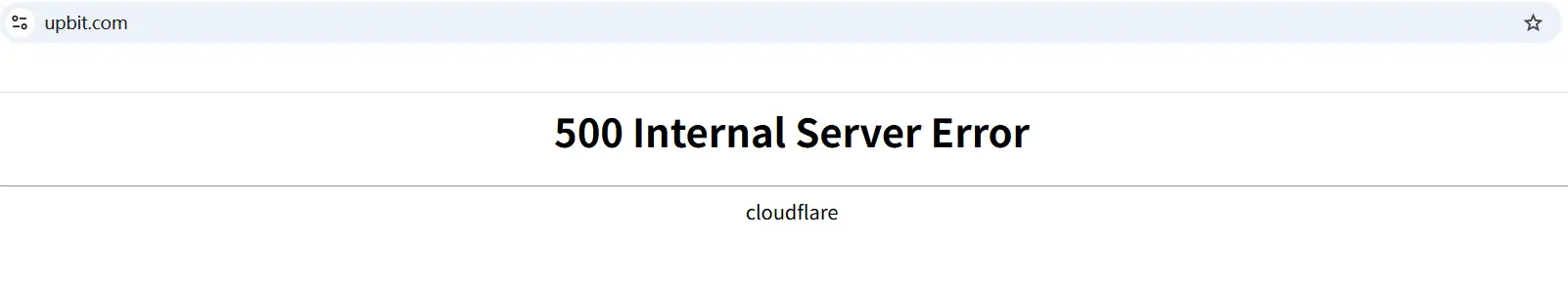 受 Cloudflare 服务中断影响，OpenSea 和 Upbit 网站出现宕机