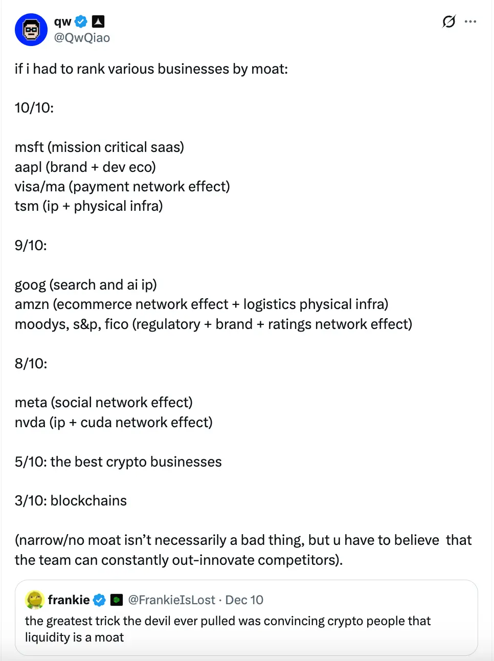 The public chain moat is only 3 points? Alliance DAO founder's remarks ignite debate in the crypto community