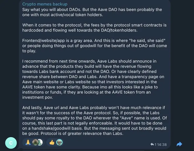 The governance struggle behind the power play of Aave DAO and Aave Labs