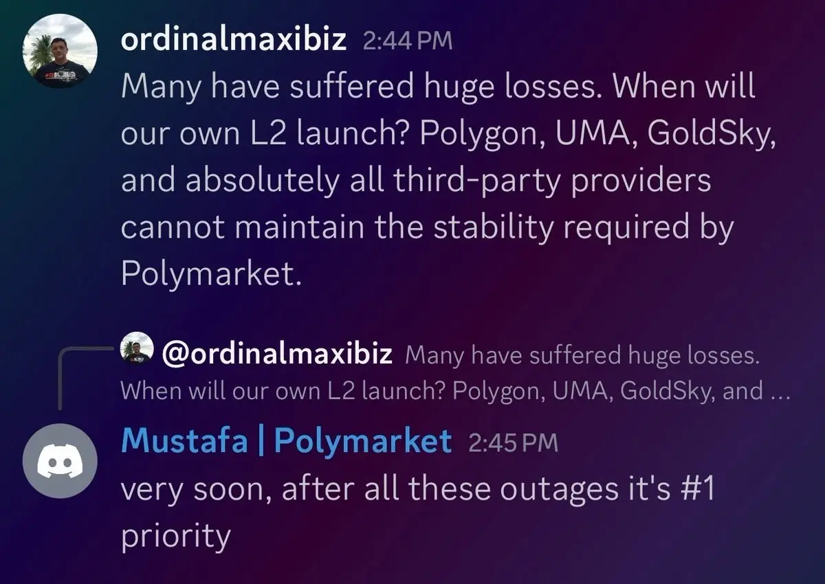 Polymarket announces the launch of its own L2, is Polygon's ace gone?