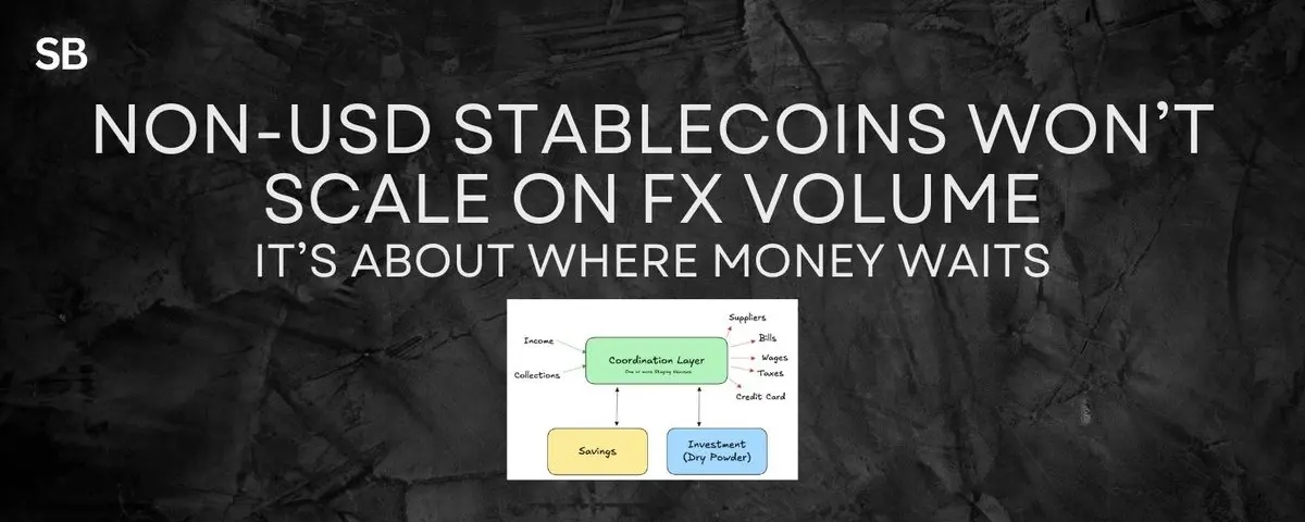 非ドルステーブルコインの勝利の鍵：流動性とは無関係で、資金の滞留のみ