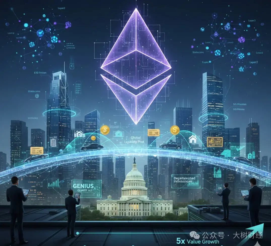 以太坊的"互联网时刻"：当华尔街巨头重注十年布局