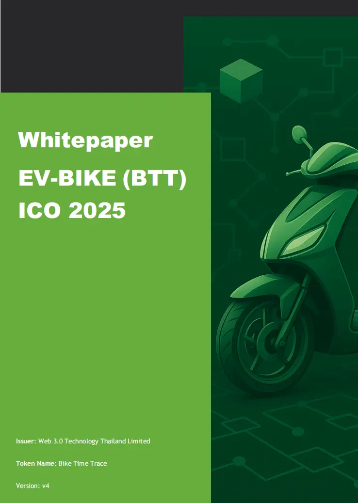 【泰國進度】Web3.0 Technology(Thailand)Co., Ltd.與泰國 Token X 對 EV Bike 項目正式達成合作