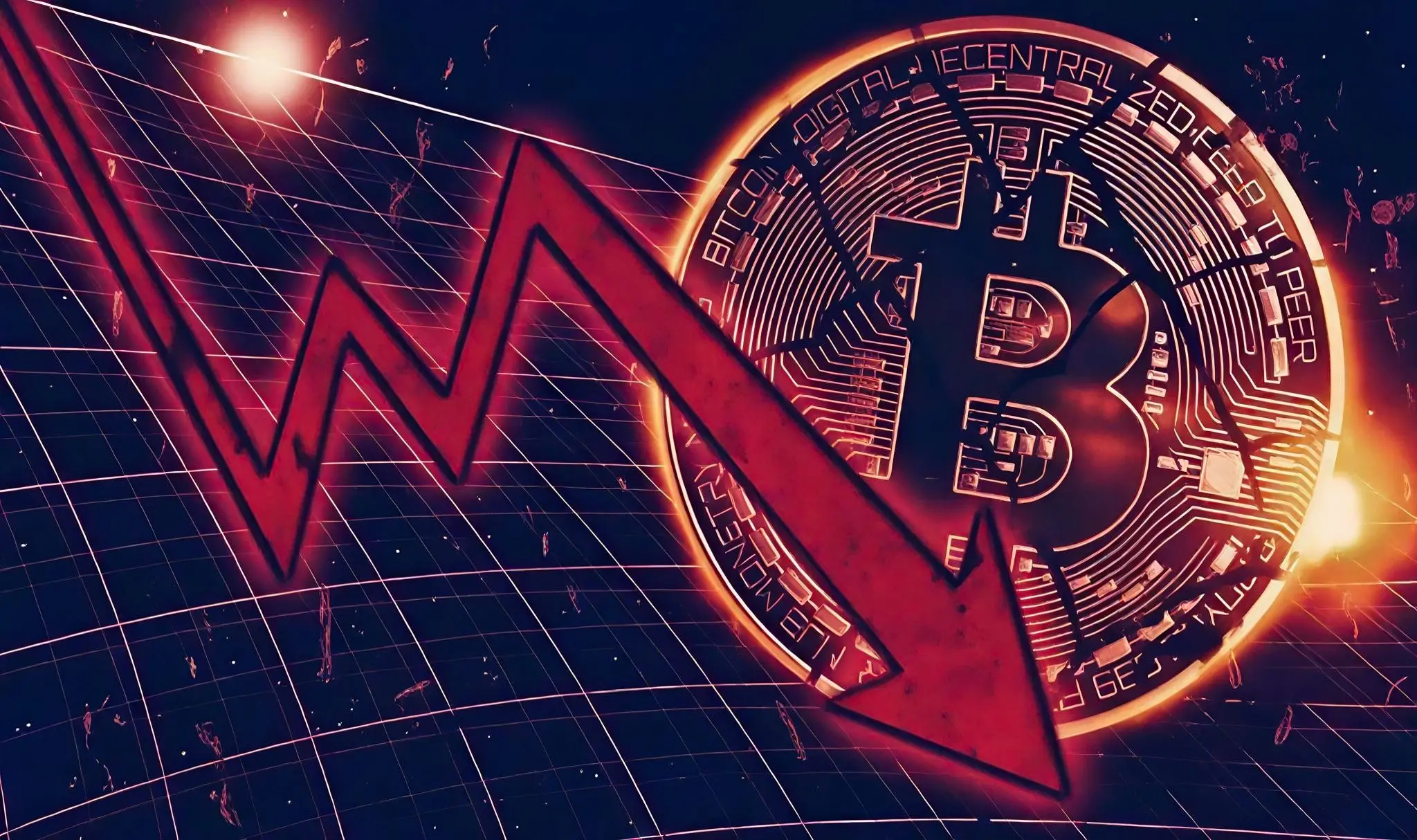 Why did Bitcoin plummet again, following the downward trend but not the upward one?