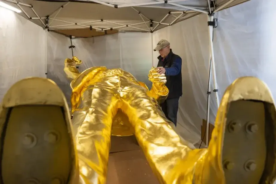 The New York Times: Creating a Golden Statue of Trump, A Crazy Marketing Campaign for Meme Coins