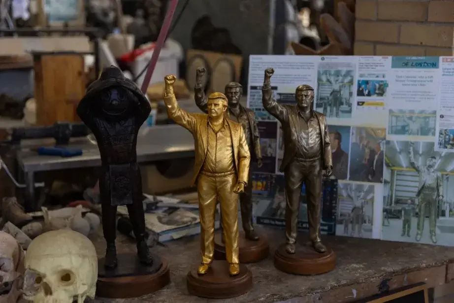 The New York Times: Creating a Golden Statue of Trump, A Crazy Marketing Campaign for Meme Coins