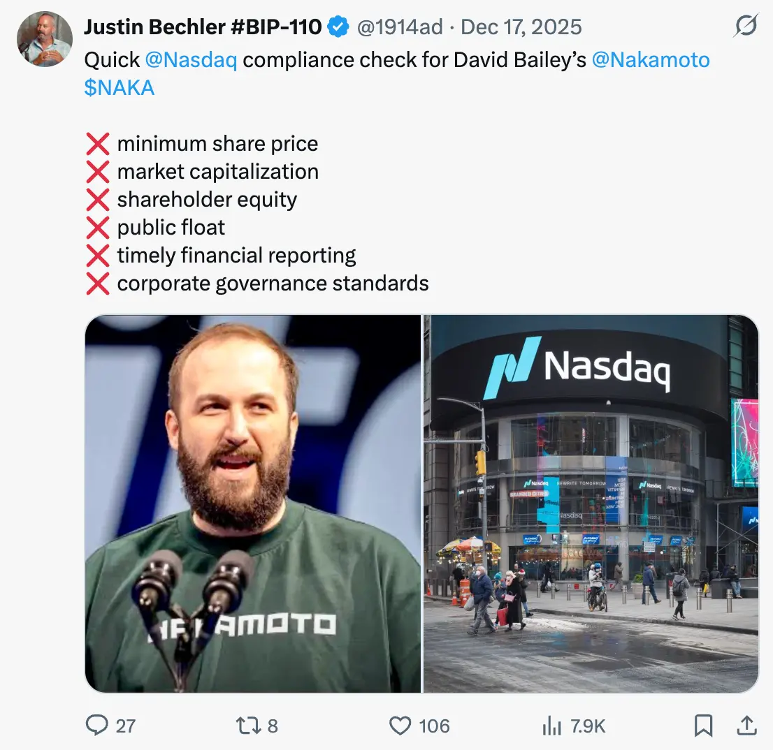 The scythe of Bitcoin's leader, a record of the Nasdaq robbery