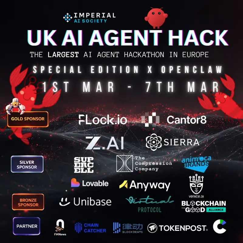 UK AI Agent Hackathon Ep4 with OpenClaw 全球首家 openclaw 主題的高校黑客松