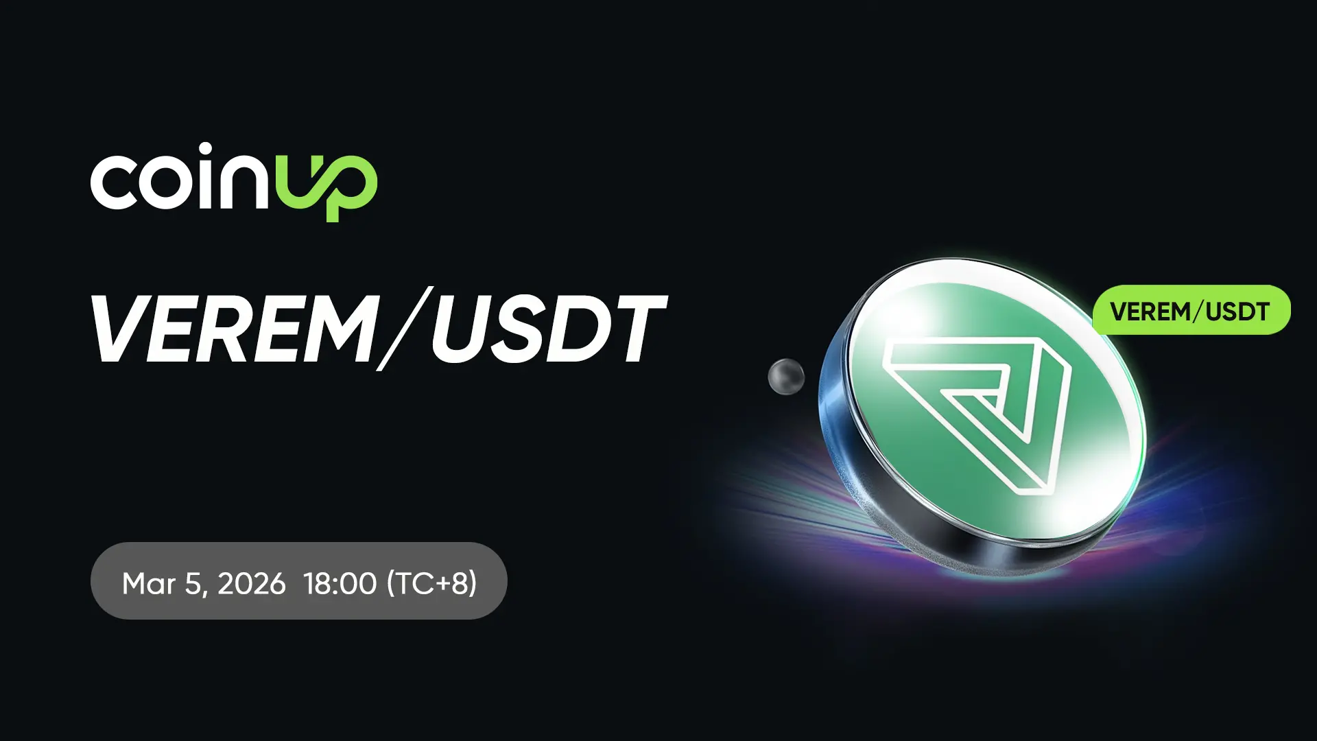 CoinUp 上线 VEREM，拓展真实世界资产（RWA）生态版图