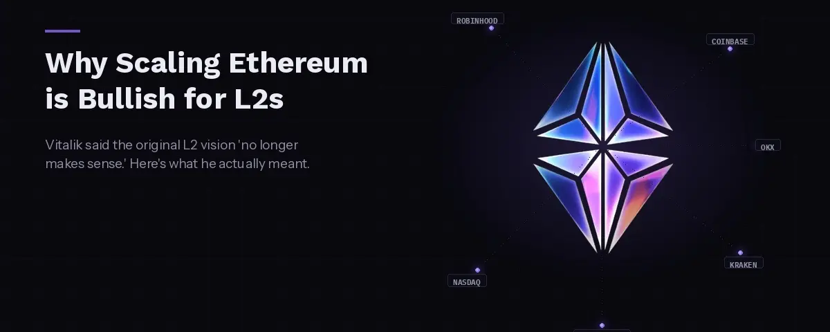 其實，ETH 擴容對 L2 是一大利好