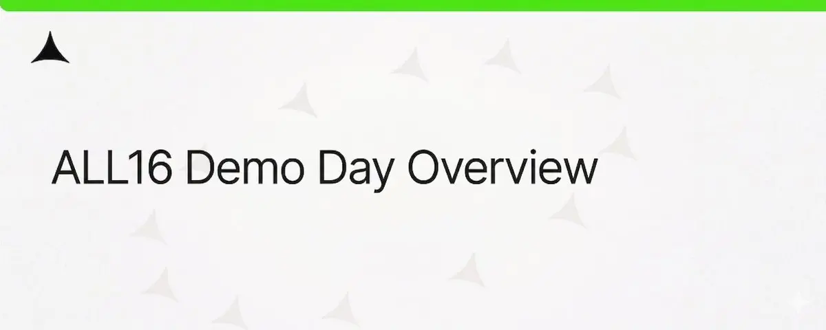 アライアンス ALL16 デモデイ 18 の新プロジェクトを速覧：予測市場と AI アプリケーションが注目を集める