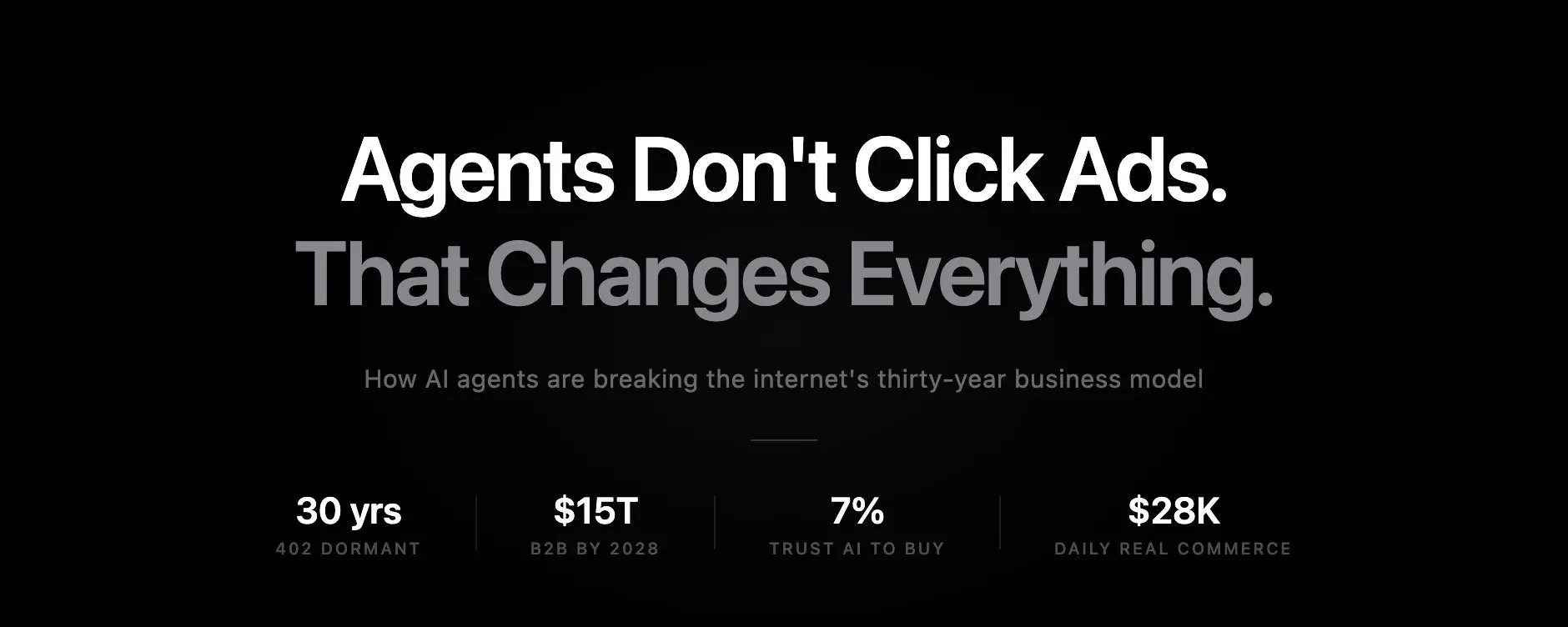 當 Agents 成為消費者，誰來重寫互聯網商業的底層邏輯？