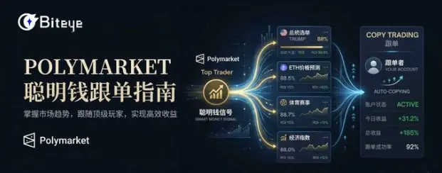 Polymarket 聪明钱跟单指南：从筛选地址到实操避坑，一篇说透