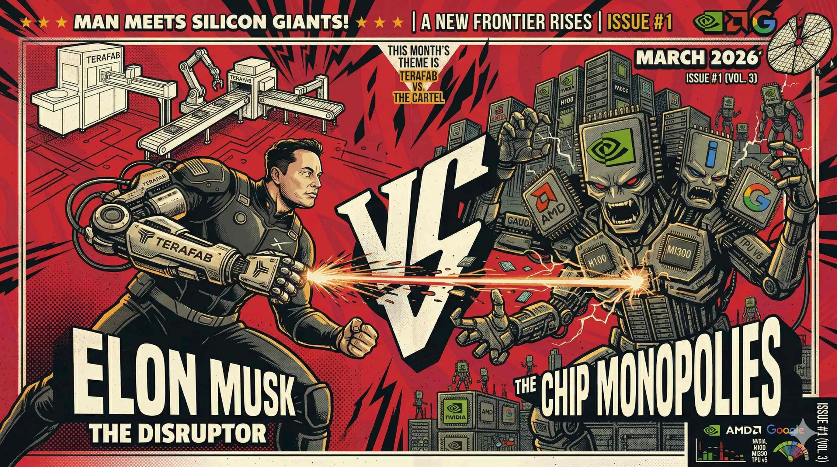 머스크의 테라팹: 한 사람이 AI 칩 제왕에 도전하다