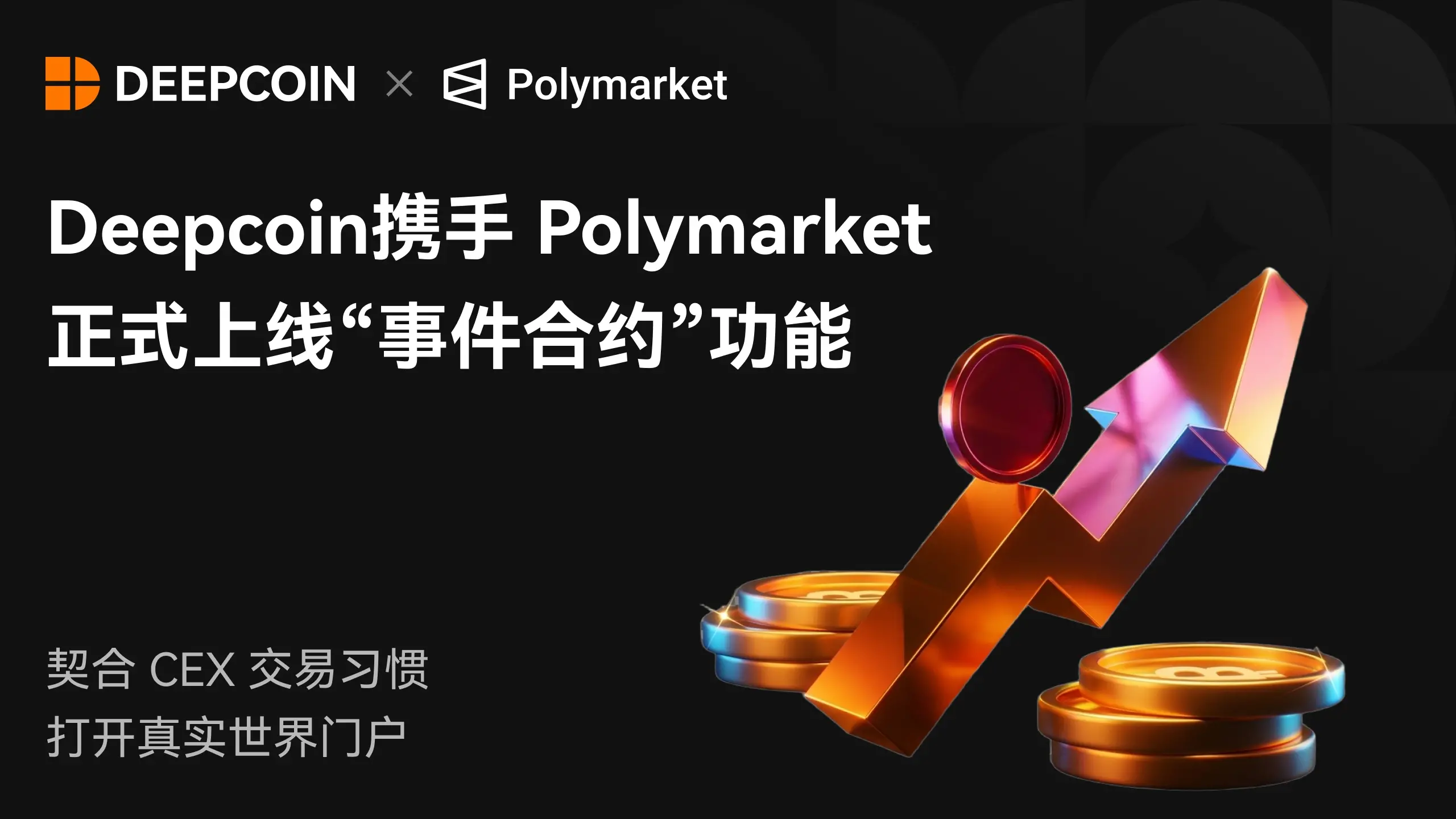 Deepcoin partners with Polymarket to officially launch the "event contract" feature