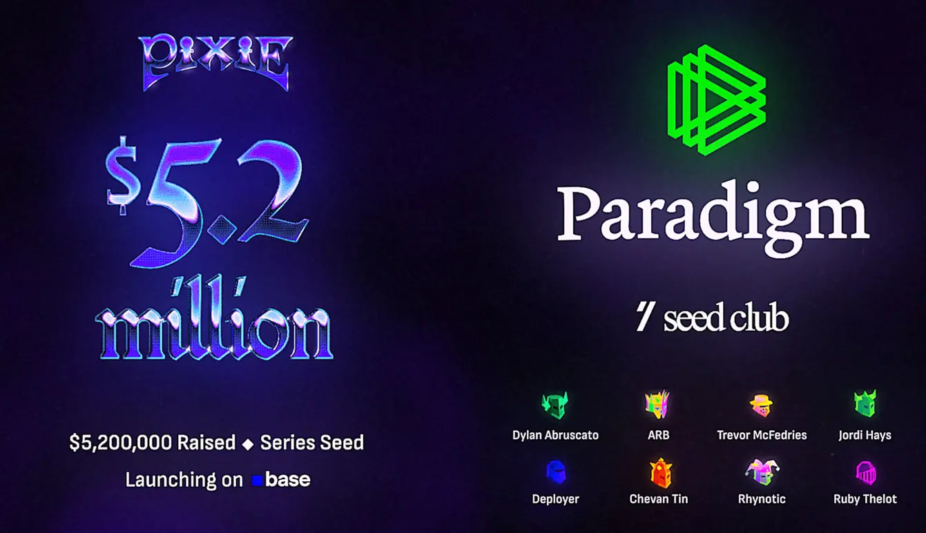Web3 chess platform Pixie Chess completes $5.2 million seed round financing, led by Paradigm