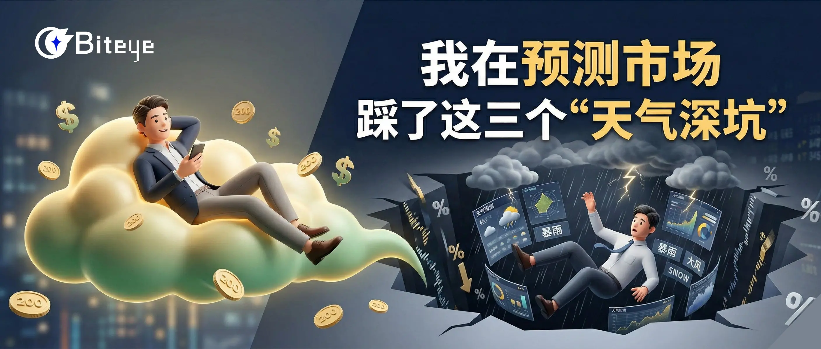 After making a passive income of 200 dollars, I stumbled upon these three "weather pitfalls" in the prediction market