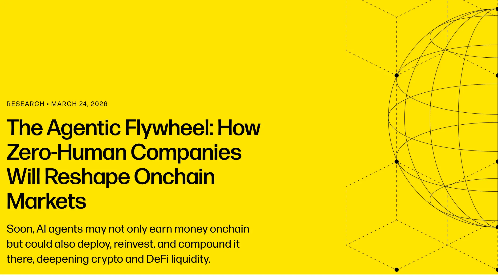 ギャラクシーリサーチ：AI代理がオンチェーンの新しい種を生み出し、人間のいない会社がどのように金融のフライホイールを活性化するか