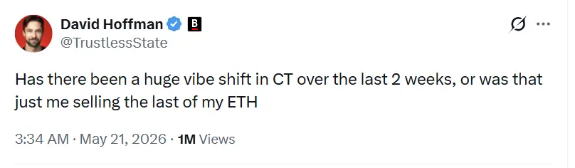 It is Bankless that needs Ethereum, not Ethereum that needs Bankless