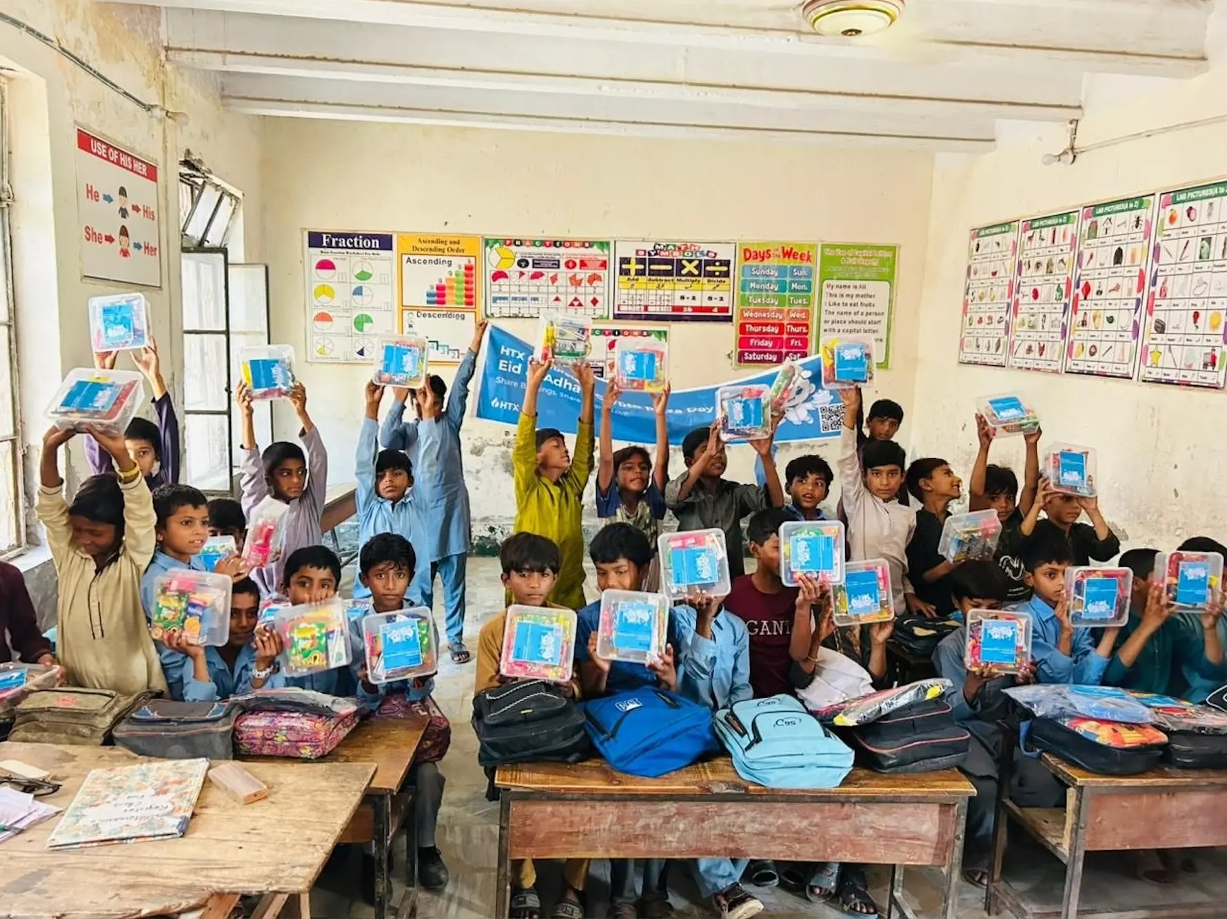 Huobi HTX Public Welfare in Action: Bitcoin Pizza Festival, Bringing Warmth and Care to Children in Pakistan