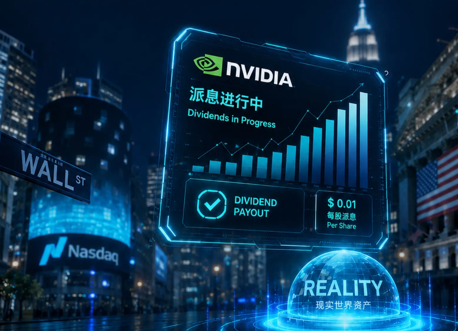 当 Bitget 里的英伟达开始派息，美股进入 Reality 时刻