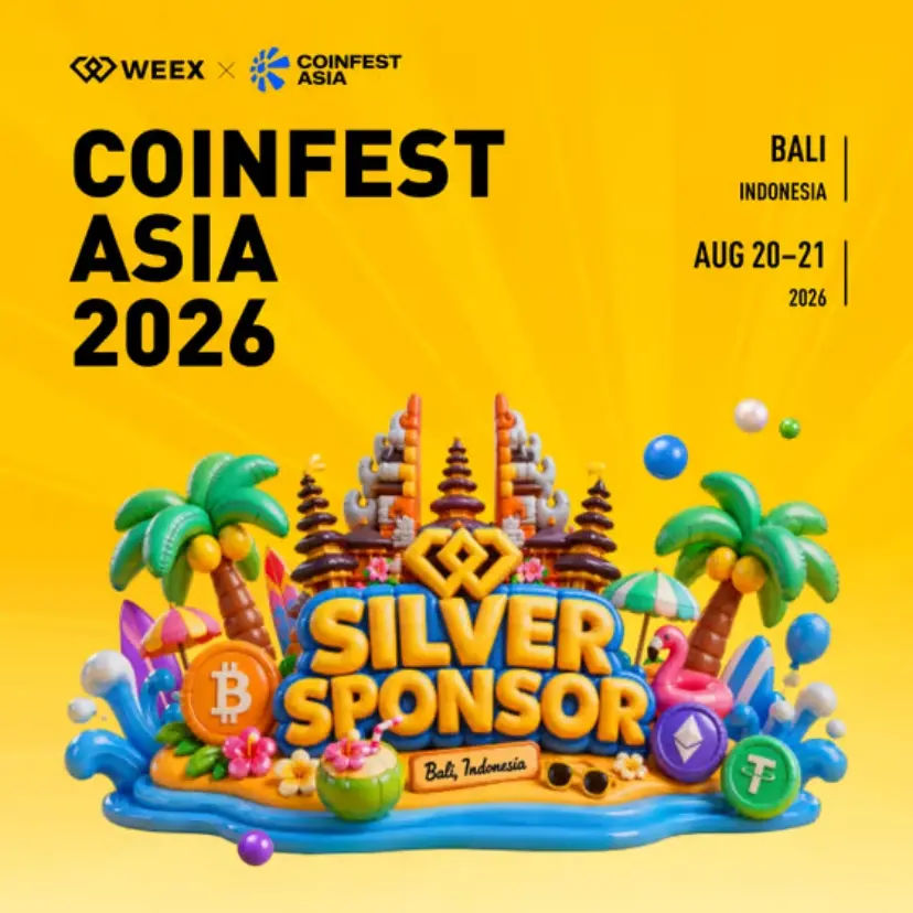 WEEX 將亮相 Coinfest Asia 2026,AI Trading Lounge 8月20日登陸峇里島
