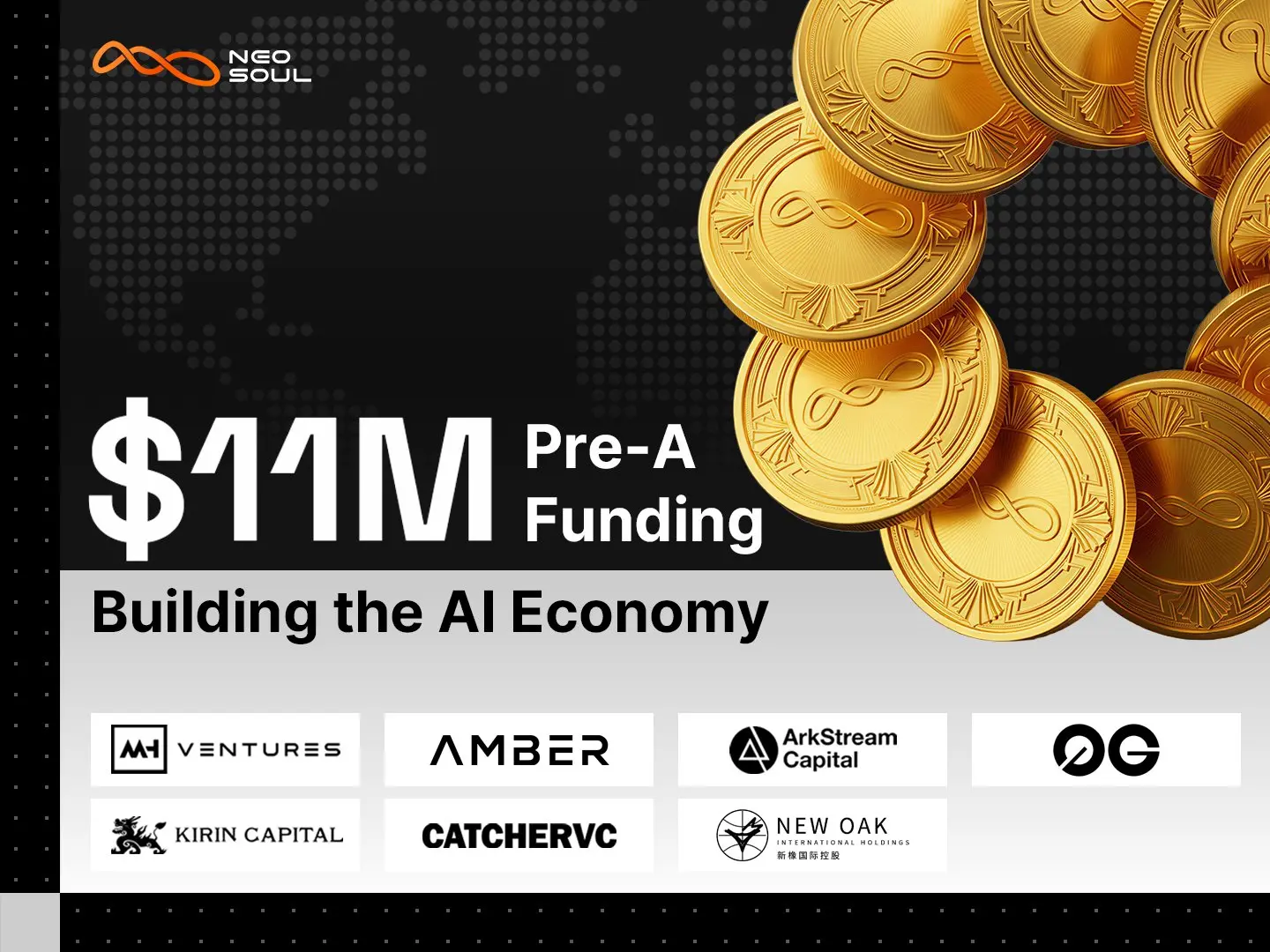 AI 经济基础设施 NeoSoul 完成 1100 万美元 Pre-A 轮融资,MH Ventures、Amber Group 等参投